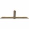 Ekena Millwork Eugene Rough Sawn Timber Gable Bracket, Douglas Fir, 84"W x 31"H x 2"D x 6"F, 9/12 Pitch GBW084X31X0206EUG00RDF - alternate 4